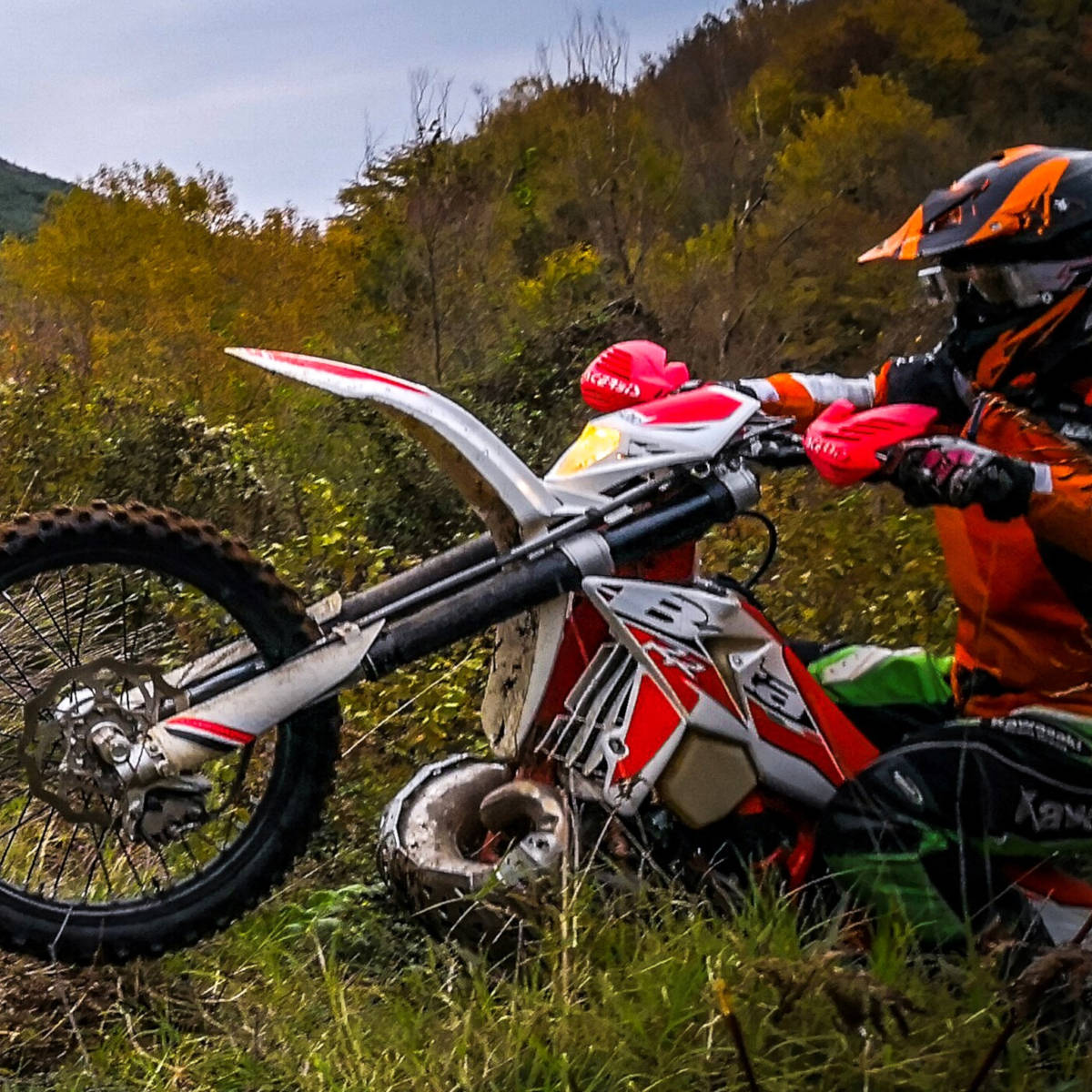 Image linking to the Offroad Bike Services page for details of  and the  on offer there: Preparation, servicing and repair for all off-road motorcycles, whether 2 stroke or 4 stroke.  Servicing, repairs and tuning.